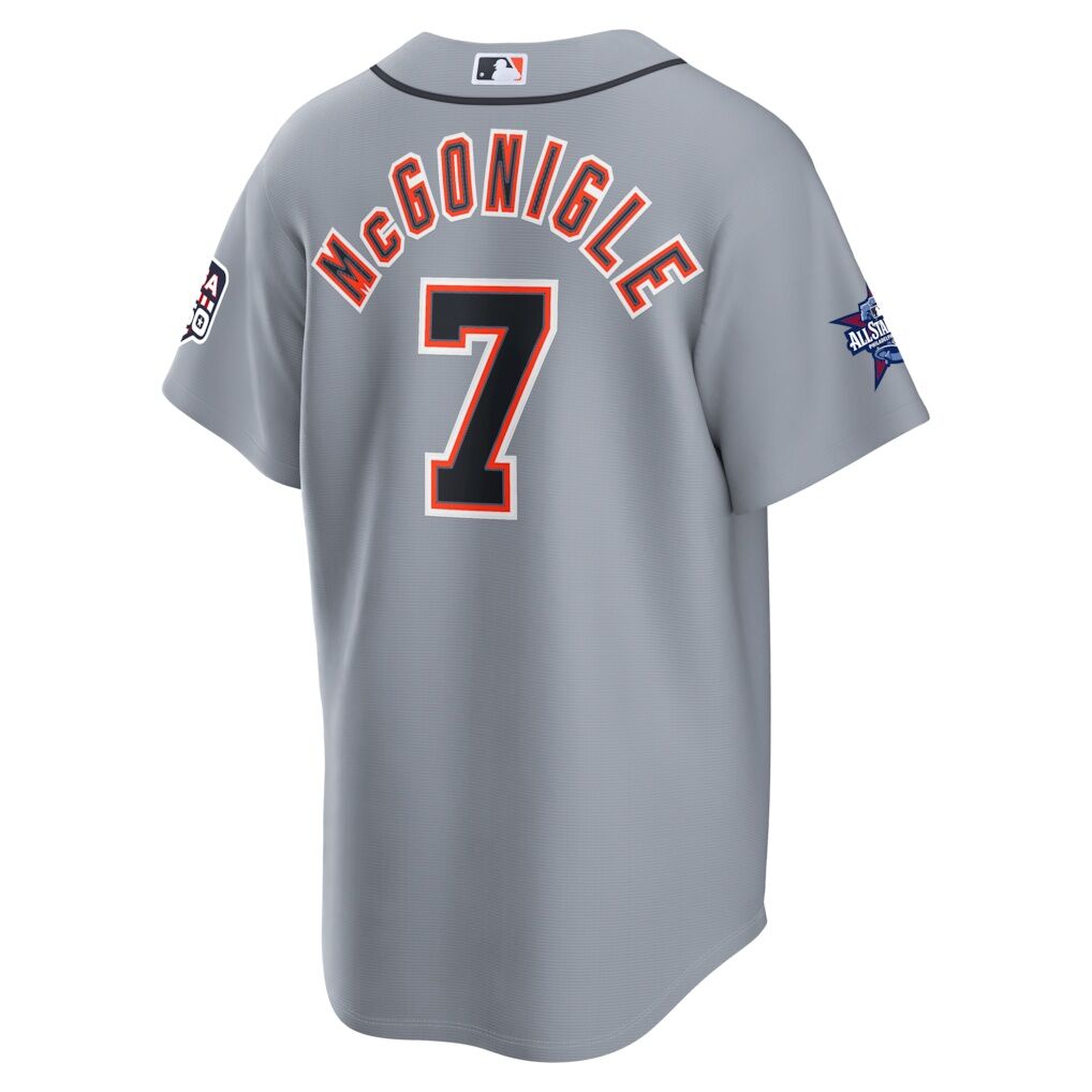 2026 All-Star Game Detroit Tigers Kevin McGonigle Nike Gray Replica Jersey