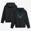 Seattle Seahawks Nike Rewind Club Hoodie - Black - Front View