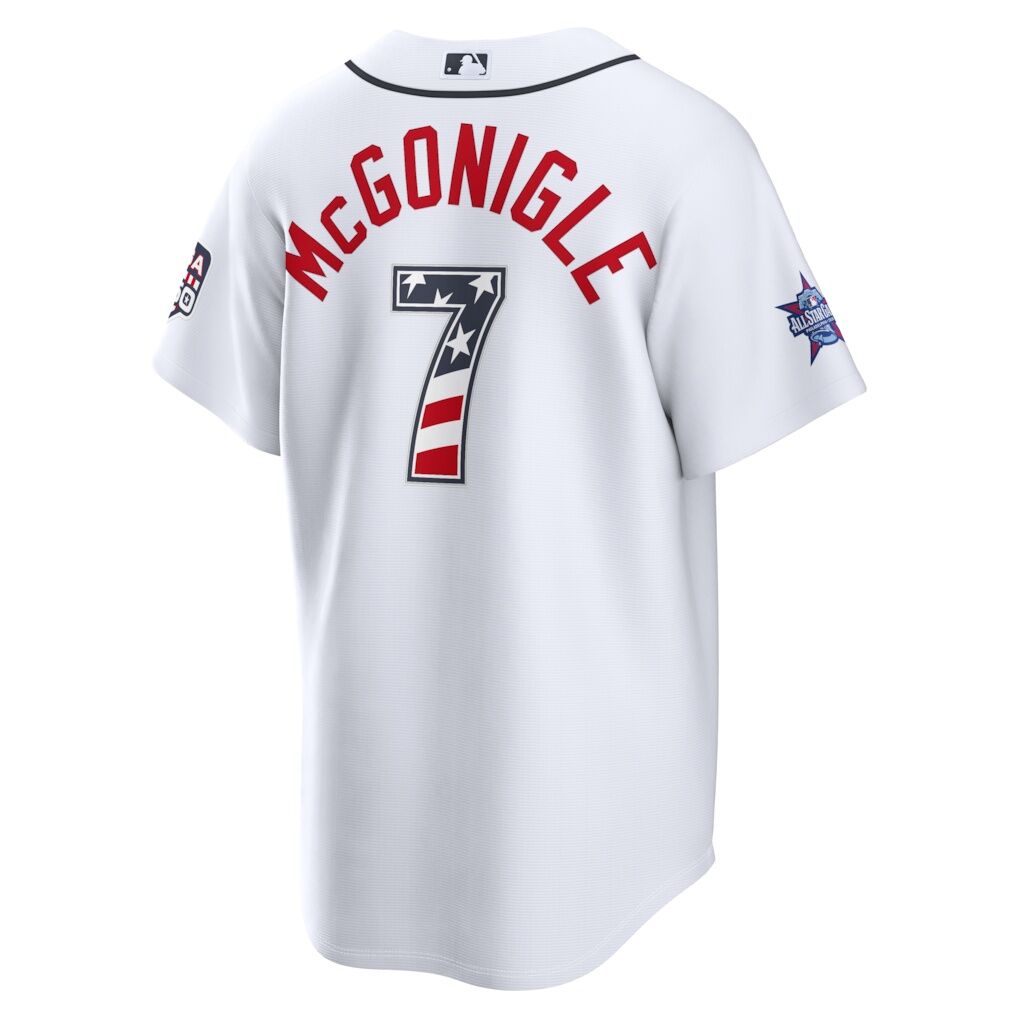 2026 All-Star Edition Stars & Stripes Detroit Tigers Kevin McGonigle Nike White Stadium Jersey