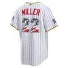 2026 All-Star Edition Stars & Stripes San Diego Padres Mason Miller Nike White Stadium Jersey - - Detail View