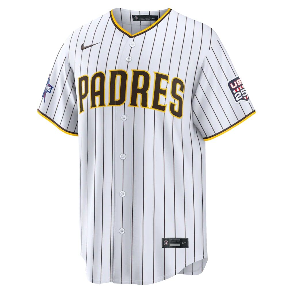 2026 All-Star Edition Stars & Stripes San Diego Padres Mason Miller Nike White Stadium Jersey