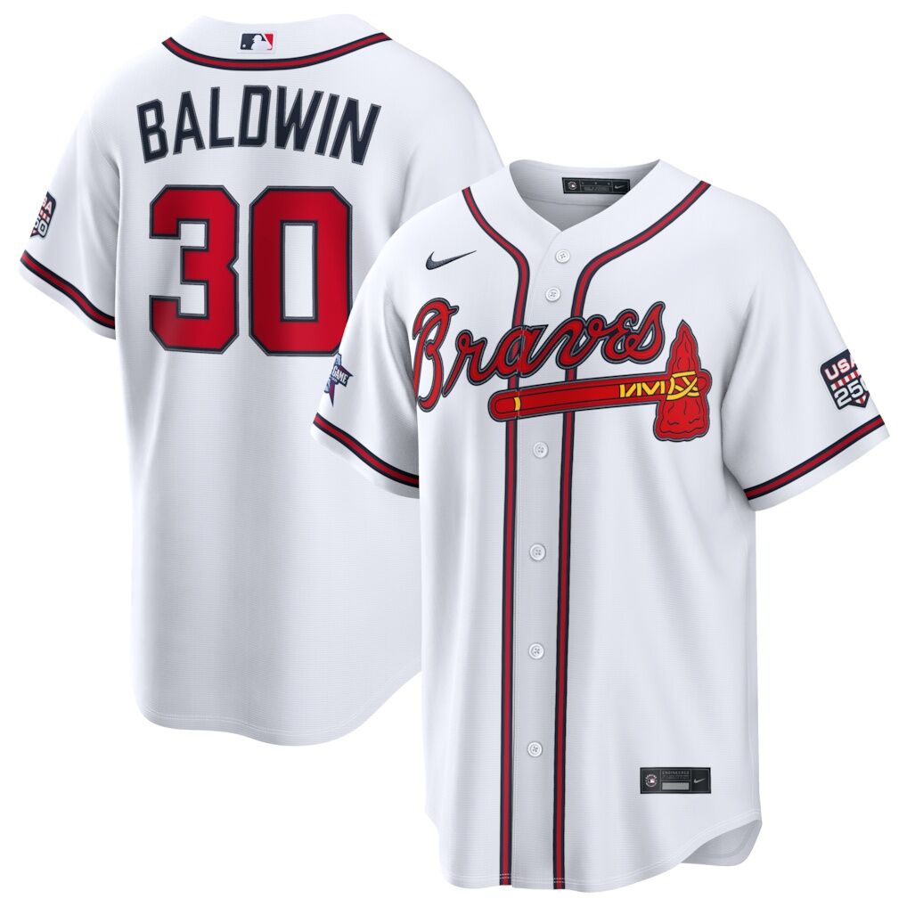 2026 All-Star Game Atlanta Braves Drake Baldwin Nike White Replica Jersey