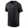 San Diego Padres Nike Tonal Club T-Shirt - Black - Detail View