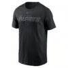 San Diego Padres Nike Tonal Club T-Shirt - Black - Detail View
