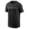 Los Angeles Dodgers Nike Tonal Club T-Shirt - Black - Detail View