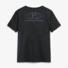 Pittsburgh Pirates Nike Women's Globe Logo T-Shirt - Black - Detail View