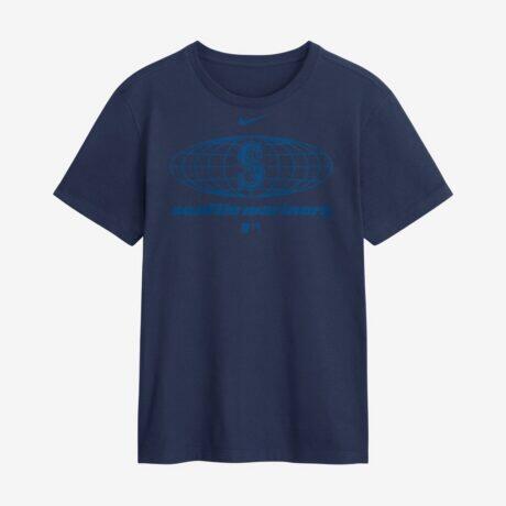 Seattle Mariners Nike Tonal Club T-Shirt - Navy - Front View