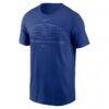 Los Angeles Dodgers Nike Tonal Club T-Shirt - - Detail View