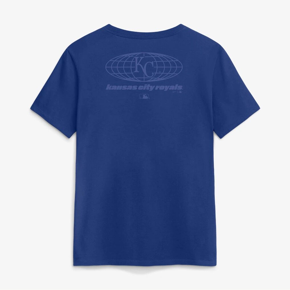 Kansas City Royals Nike Women's Globe Logo T-Shirt - Royal