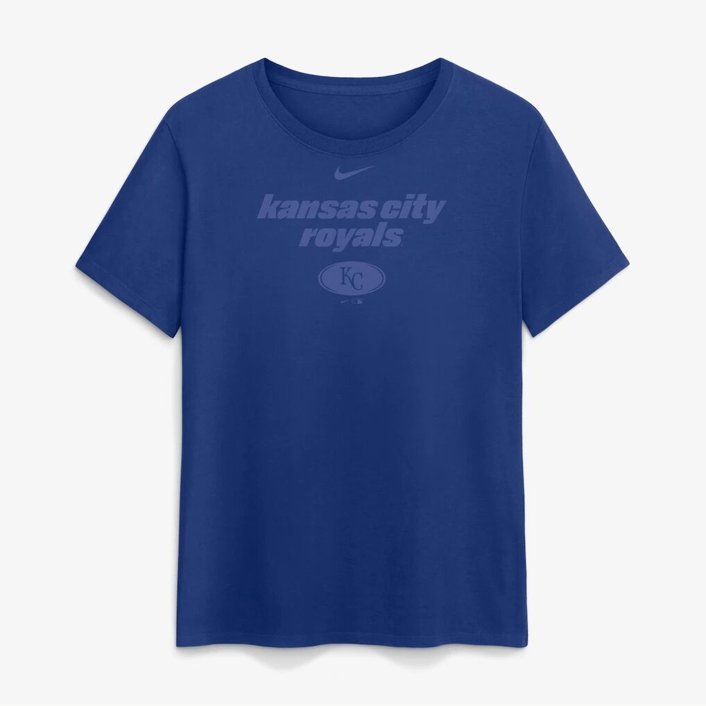 Kansas City Royals Nike Women's Globe Logo T-Shirt - Royal