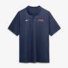 Atlanta Braves Nike Dri-FIT Victory Polo - Navy - Front View