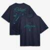 Cal Raleigh Seattle Mariners Nike Women's Premium Essentials Boxy Name & Number T-Shirt - Navy - Front View