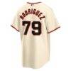 Jesus Rodriguez San Francisco Giants Nike Home Replica Jersey - Cream - Alt2