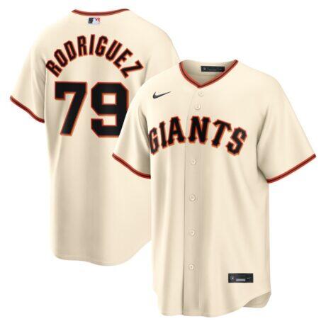 Jesus Rodriguez San Francisco Giants Nike Home Replica Jersey - Cream - Front View