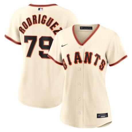 Jesus Rodriguez San Francisco Giants Nike Women's Home Replica Jersey - Cream - Front View