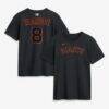 Bryce Eldridge San Francisco Giants Nike Home Name & Number T-Shirt - Black - Front View