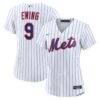 AJ Ewing New York Mets Nike Women's Home Replica Jersey - White - Front View