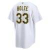 Henry Bolte Athletics Nike Home Replica Jersey - White - Detail View