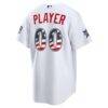 2026 All-Star Edition Stars & Stripes Los Angeles Dodgers Nike White Stadium Pick-A-Player Jersey - - Detail View