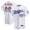 2026 All-Star Edition Stars & Stripes Los Angeles Dodgers Nike White Stadium Pick-A-Player Jersey - - Front View