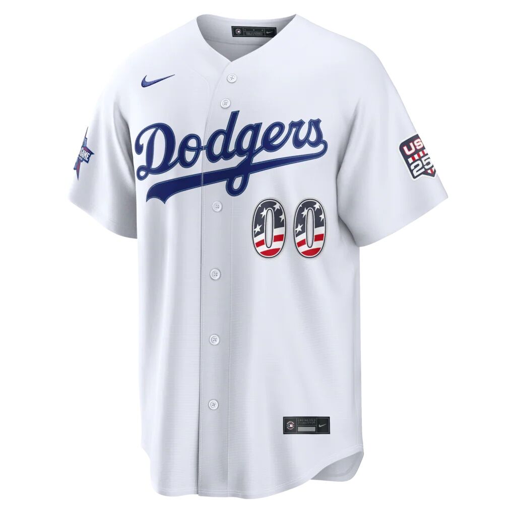 2026 All-Star Edition Stars & Stripes Los Angeles Dodgers  Nike White Stadium Pick-A-Player Jersey