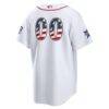 2026 All-Star Edition Stars & Stripes Boston Red Sox Nike White Stadium Pick-A-Player Jersey - - Detail View