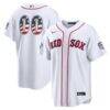 2026 All-Star Edition Stars & Stripes Boston Red Sox Nike White Stadium Pick-A-Player Jersey - - Front View