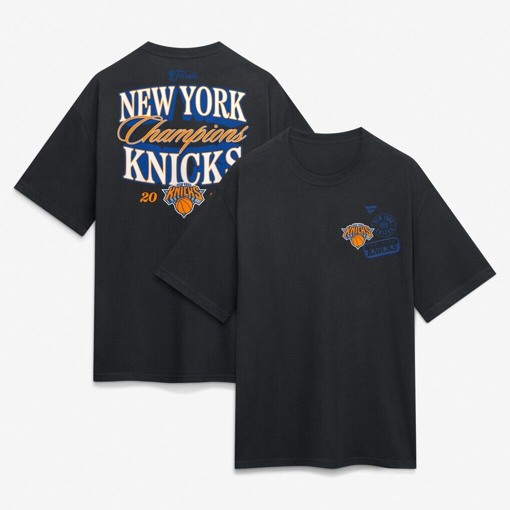 New York Knicks Fashion7 2026 NBA Finals Champions Legacy Heavyweight T-Shirt