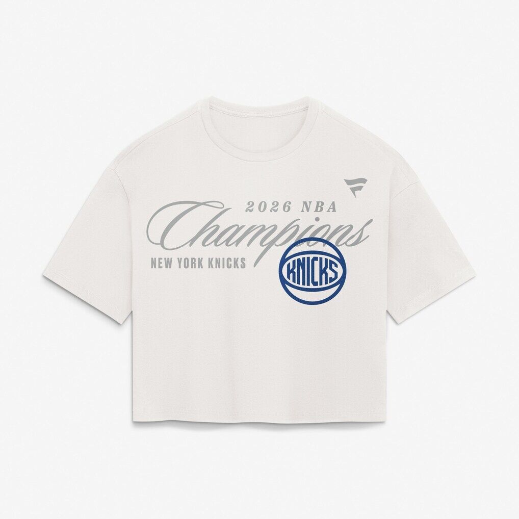 New York Knicks Fashion7 Women’s 2026 NBA Finals Champions Cropped Top