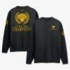New York Knicks Fashion7 2026 NBA Finals Champions x USA 250th Sweatshirt - Black - Front View
