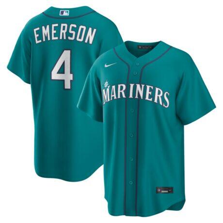 Colt Emerson Seattle Mariners Nike Alternate Replica Jersey