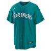 Colt Emerson Seattle Mariners Nike Alternate Replica Jersey - Teal - Side View