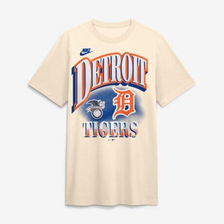 Detroit Tigers Nike Vintage Tri-Blend T-Shirt - - Front View