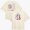 Atlanta Braves Nike Women's Premium Essentials Relaxed Boxy T-Shirt - Cream - Front View