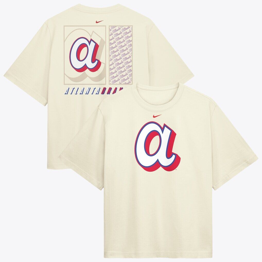 Atlanta Braves Nike Women's Premium Essentials Relaxed Boxy T-Shirt