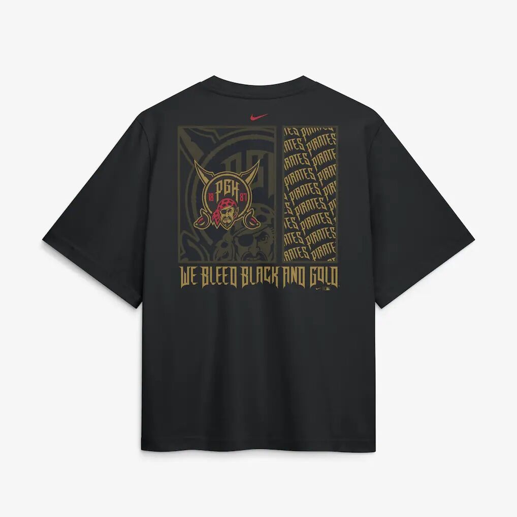 Pittsburgh Pirates Nike Women's Premium Essentials Relaxed Boxy T-Shirt
