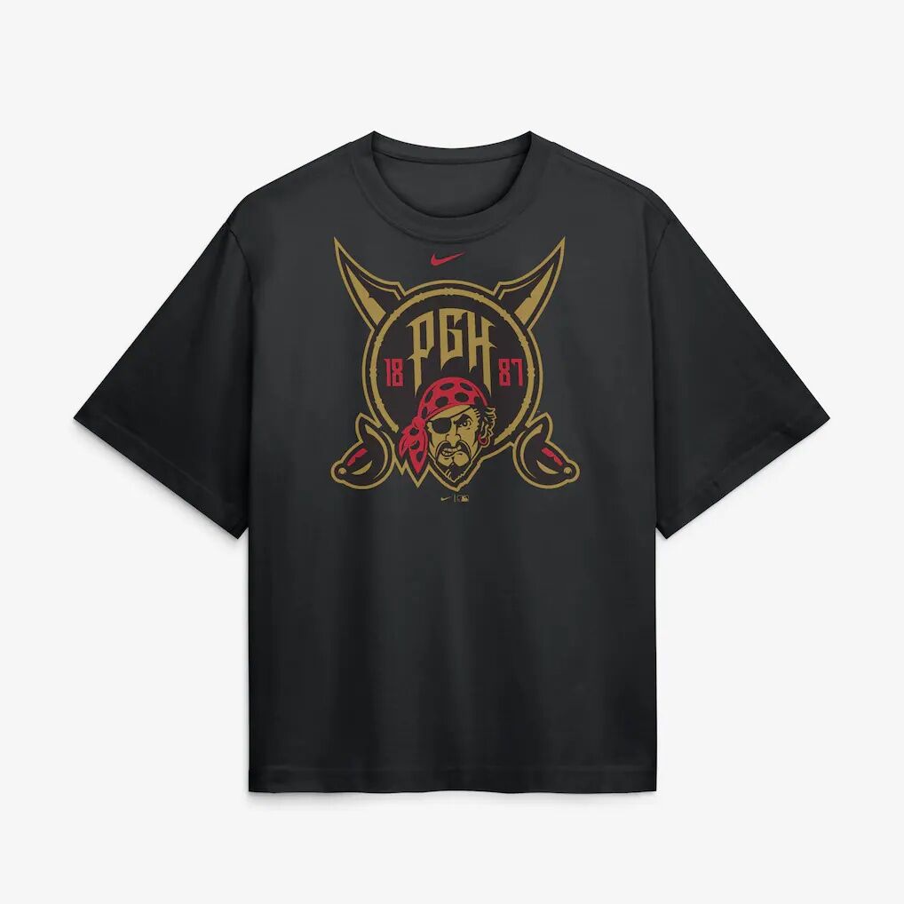 Pittsburgh Pirates Nike Women's Premium Essentials Relaxed Boxy T-Shirt