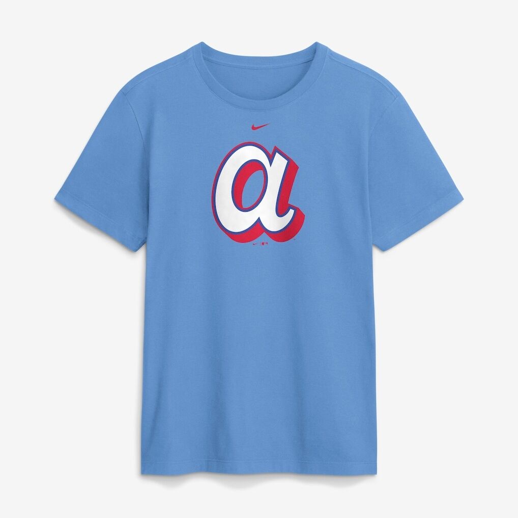 Atlanta Braves Nike City Connect Club T-Shirt - Light Blue