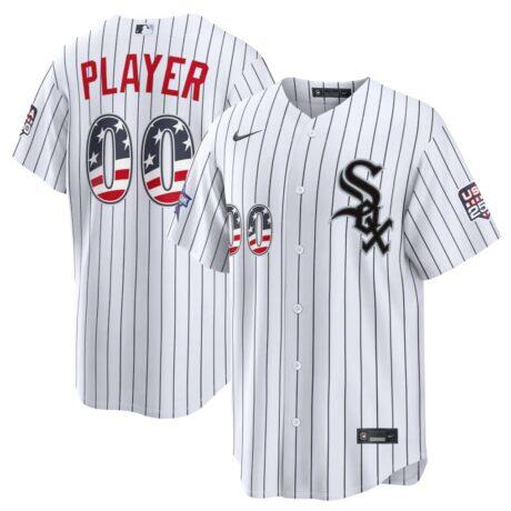 2026 All-Star Edition Stars & Stripes Chicago White Sox Nike White Stadium Pick-A-Player Jersey - - Front View