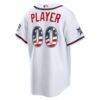 2026 All-Star Edition Stars & Stripes Atlanta Braves Nike White Stadium Pick-A-Player Jersey - - Detail View
