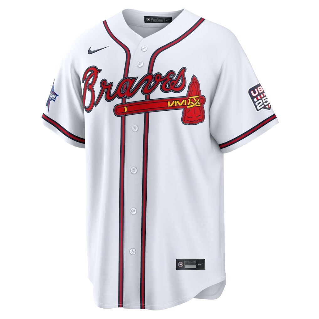 2026 All-Star Edition Stars & Stripes Atlanta Braves  Nike White Stadium Pick-A-Player Jersey