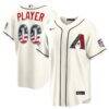 2026 All-Star Edition Stars & Stripes Arizona Diamondbacks Nike Cream Stadium Pick-A-Player Jersey - - Front View