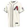 2026 All-Star Edition Stars & Stripes Arizona Diamondbacks Nike Cream Stadium Pick-A-Player Jersey - - Side View