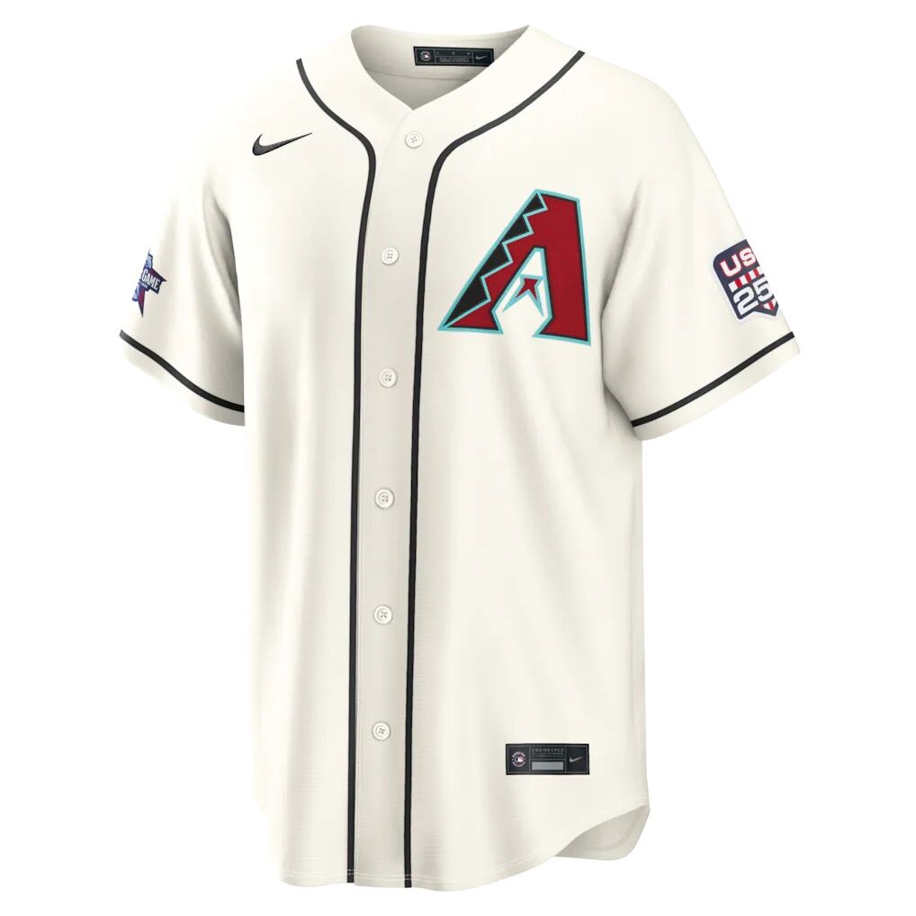 2026 All-Star Edition Stars & Stripes Arizona Diamondbacks  Nike Cream Stadium Pick-A-Player Jersey