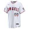 2026 All-Star Edition Stars & Stripes Los Angeles Angels Nike White Stadium Pick-A-Player Jersey - - Side View