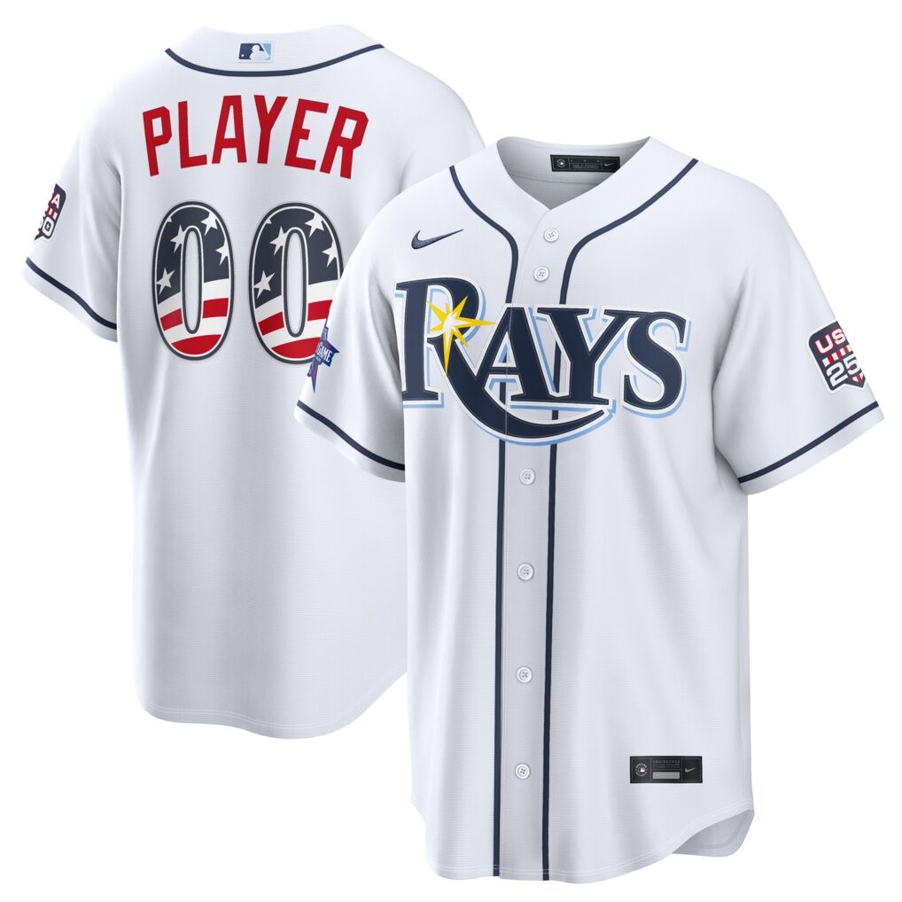 2026 All-Star Edition Stars & Stripes Tampa Bay Rays  Nike White Stadium Pick-A-Player Jersey