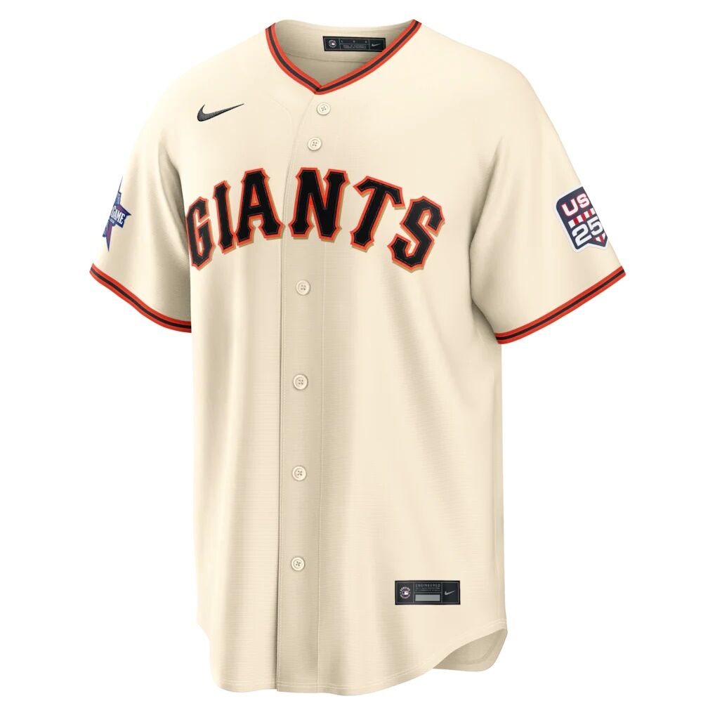 2026 All-Star Edition Stars & Stripes San Francisco Giants  Nike Cream Stadium Pick-A-Player Jersey
