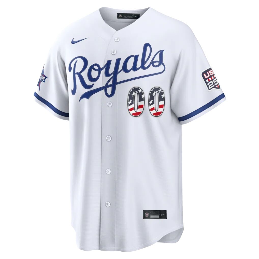 2026 All-Star Edition Stars & Stripes Kansas City Royals  Nike White Stadium Pick-A-Player Jersey