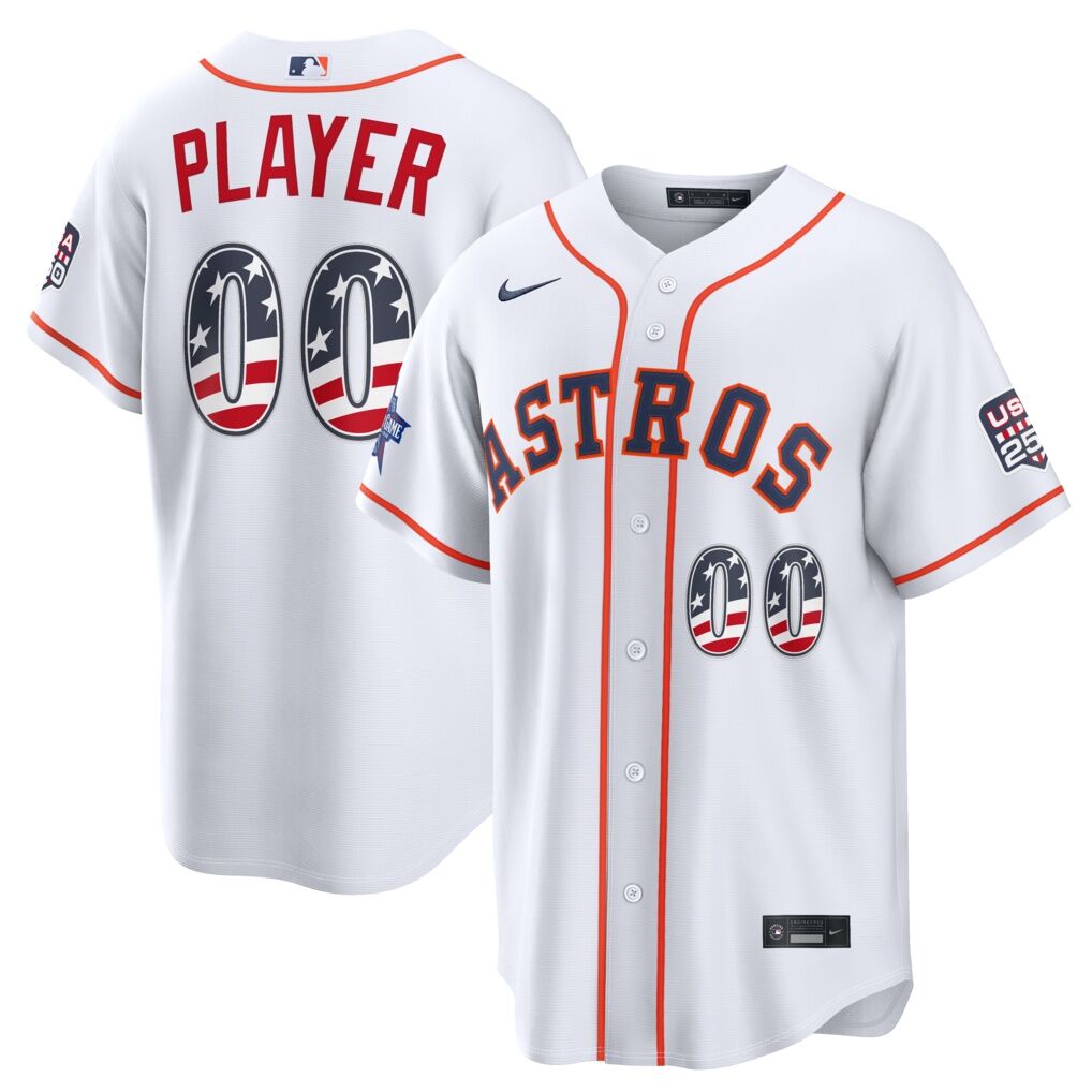 2026 All-Star Edition Stars & Stripes Houston Astros  Nike White Stadium Pick-A-Player Jersey
