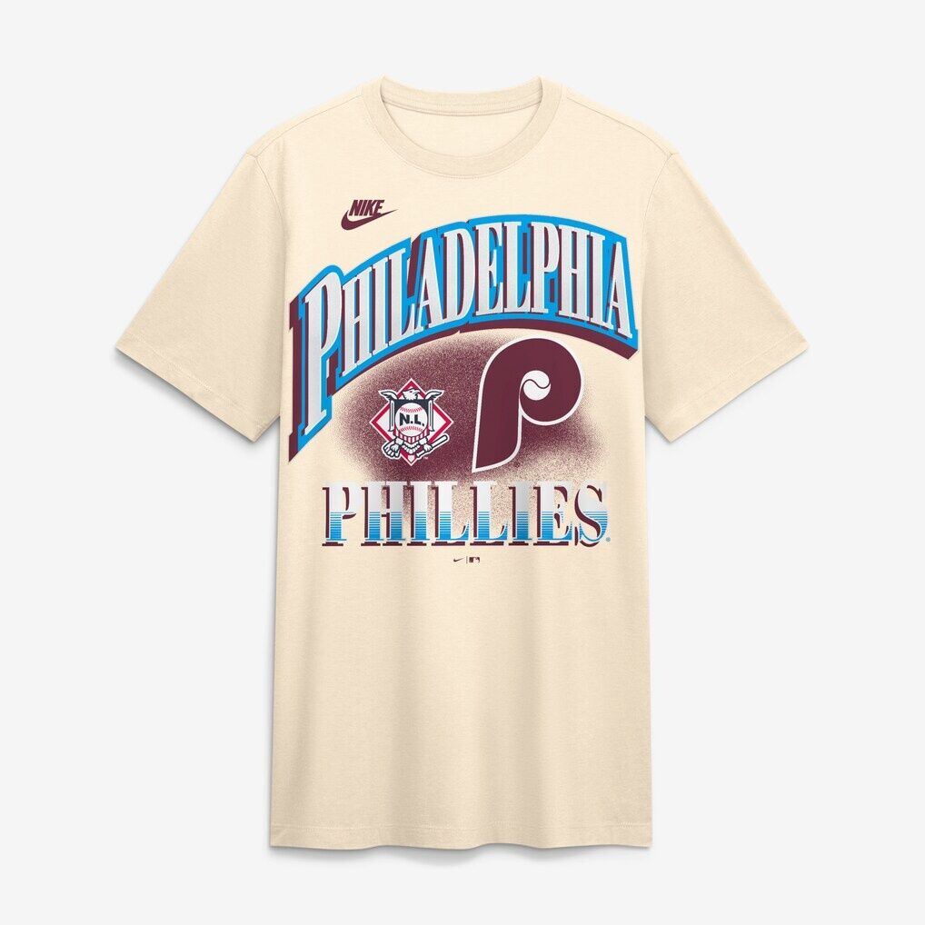 Philadelphia Phillies Nike Vintage Tri-Blend T-Shirt - Natural